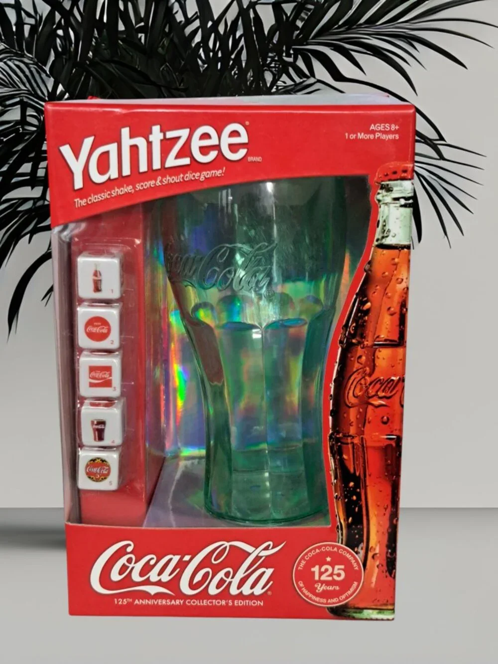 New Yahtzee Coca-Cola 125th Anniversary Collector's Edition Game Soda